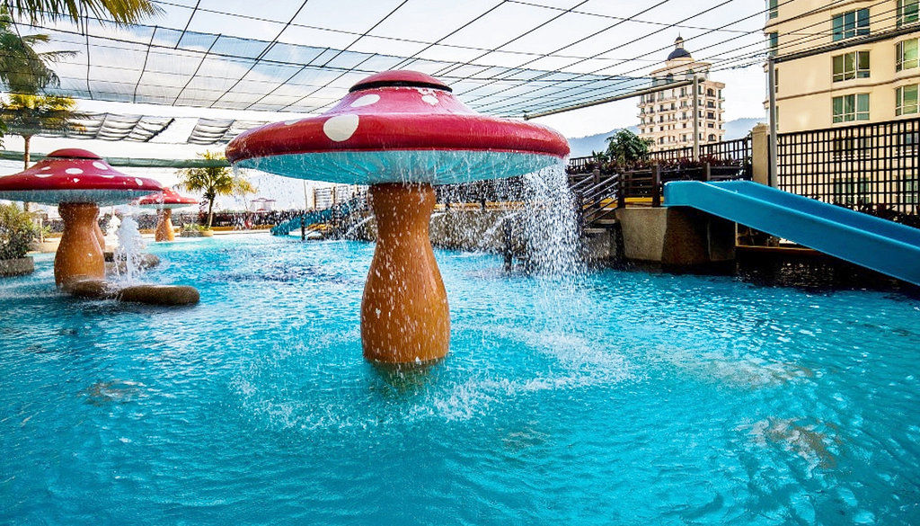 Ascott Gurney Penang Hotel George Town Eksteriør billede Splash the Sun Water Park